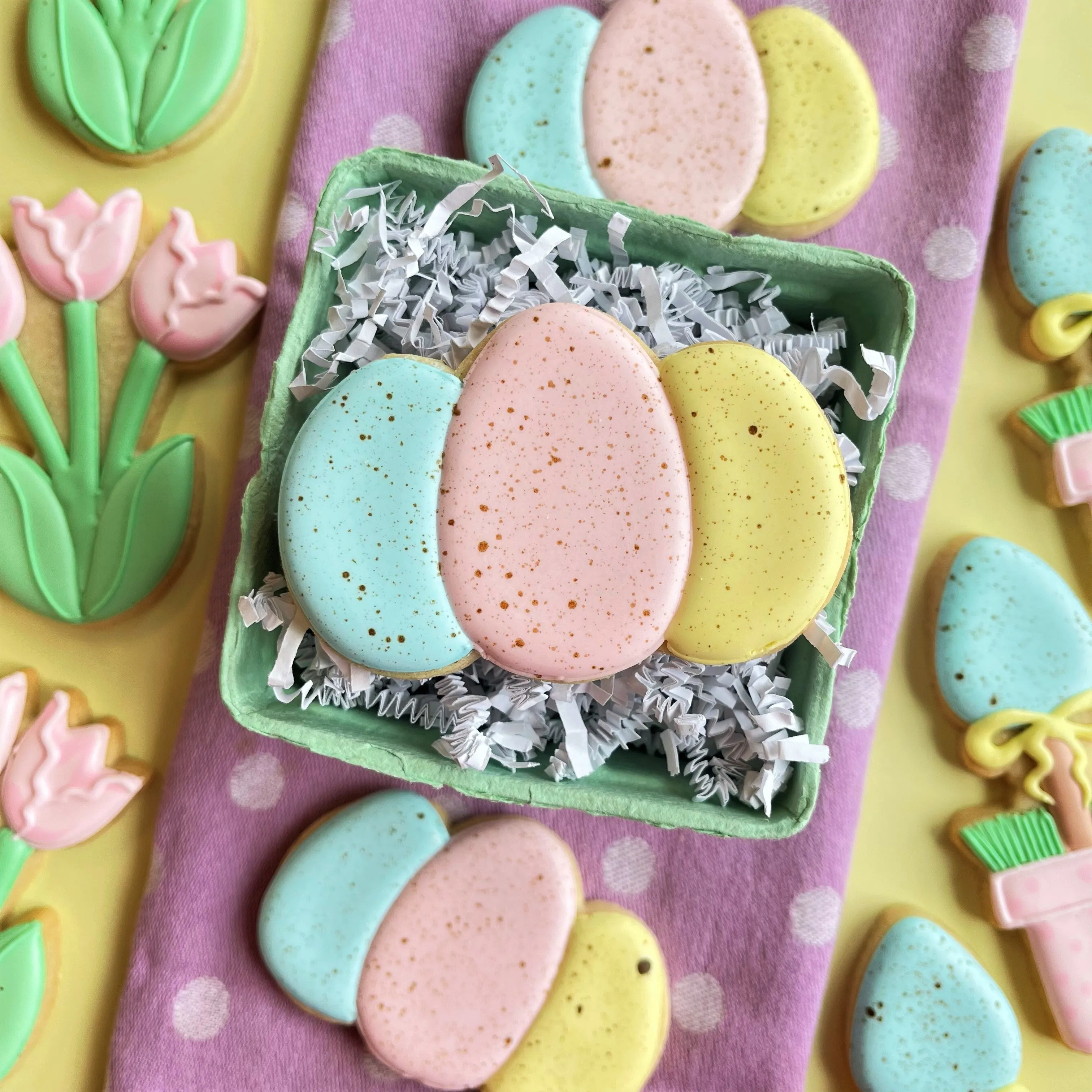 Rustic Easter Cookie Decorating Kit