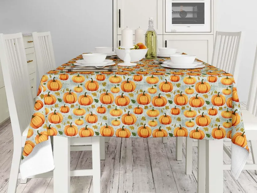 Rustic Pumpkin Patterned Fabric SCB040