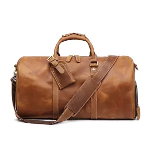 Rustic Roamer Crazy Horse Leather Duffle Bag