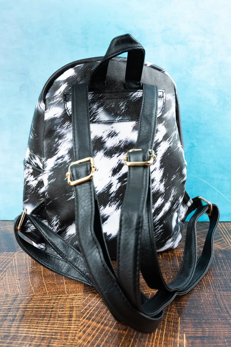 SALE! NGIL Cow-lifornia Dreaming Faux Leather Small Backpack