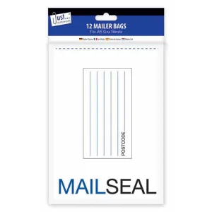 Small Mailer Bags - 12 Pack A5 Size Mailing Envelopes