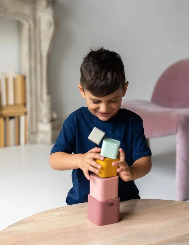 Stacking Cup Toy   Silicone   Montessori   Water-play Toy