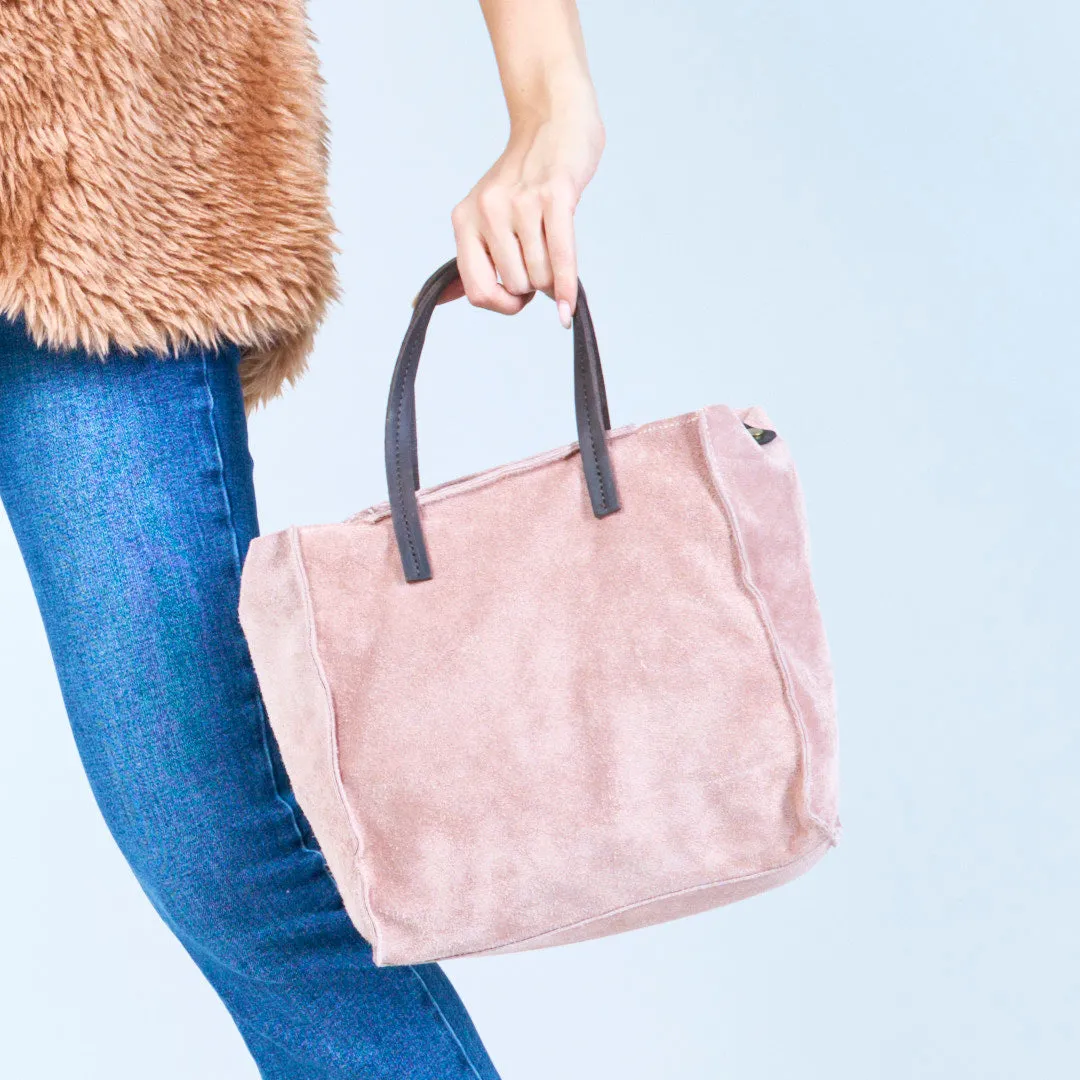 Stylish suede tote bags wholesale