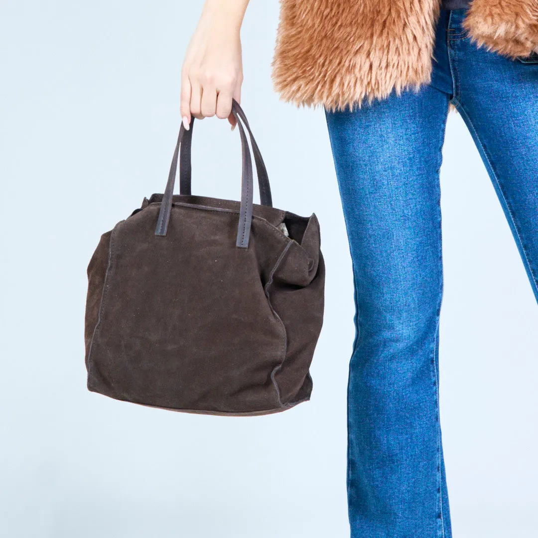 Stylish suede tote bags wholesale