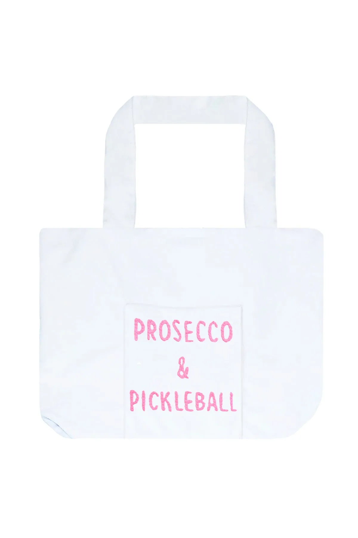 Sunseeker Take Away Tote Bag - Prosecco & Pickleball Embroidery