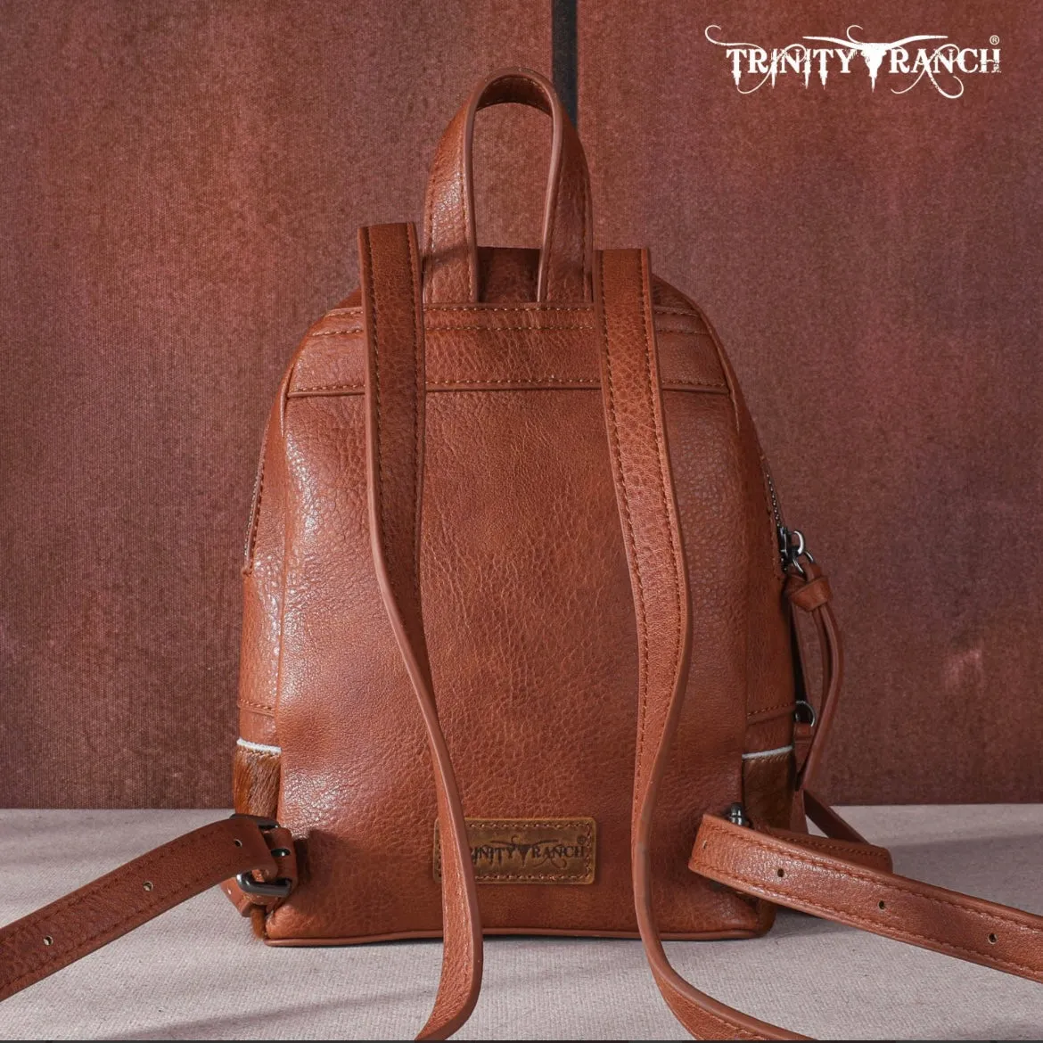 Trinity Ranch Hair-On Cowhide Collection Mini Backpack