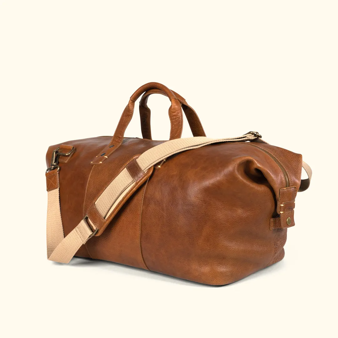 Walker Leather Weekend Bag | Rustic Tan