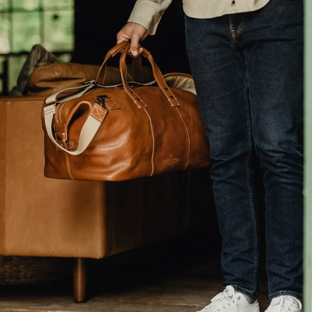 Walker Leather Weekend Bag | Rustic Tan