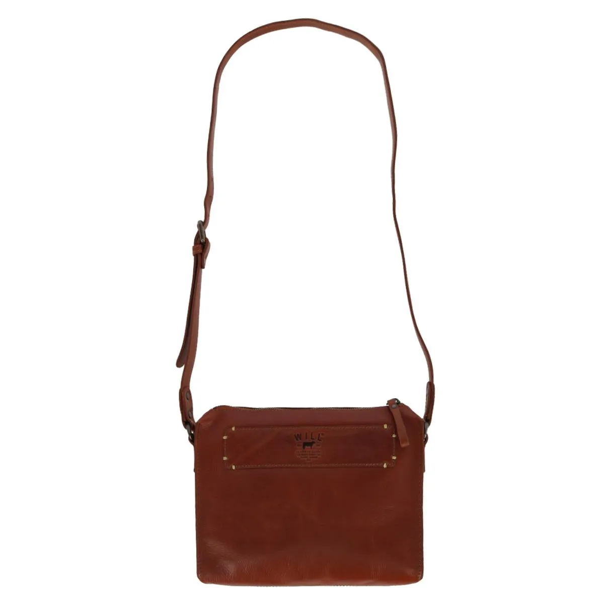 Will Leather Goods Women's Leather Simple Crossbody Handbag