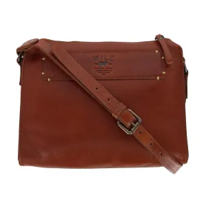 Will Leather Goods Women's Leather Simple Crossbody Handbag