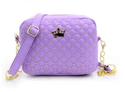 Women Bag Fashion Women Messenger Bags Rivet Chain Shoulder Bag High Quality PU Leather Crossbody