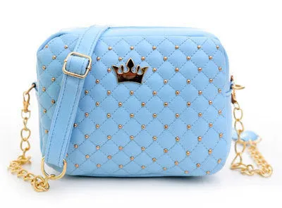 Women Bag Fashion Women Messenger Bags Rivet Chain Shoulder Bag High Quality PU Leather Crossbody